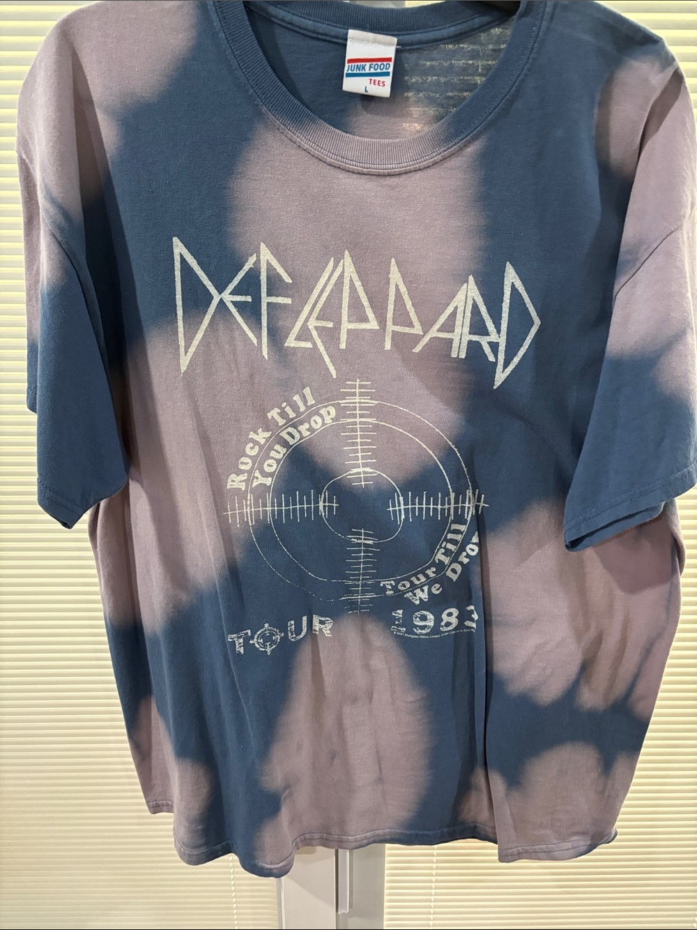 Junk Food Clothing Vintage-Style Graphic Tee - Dusty Blue